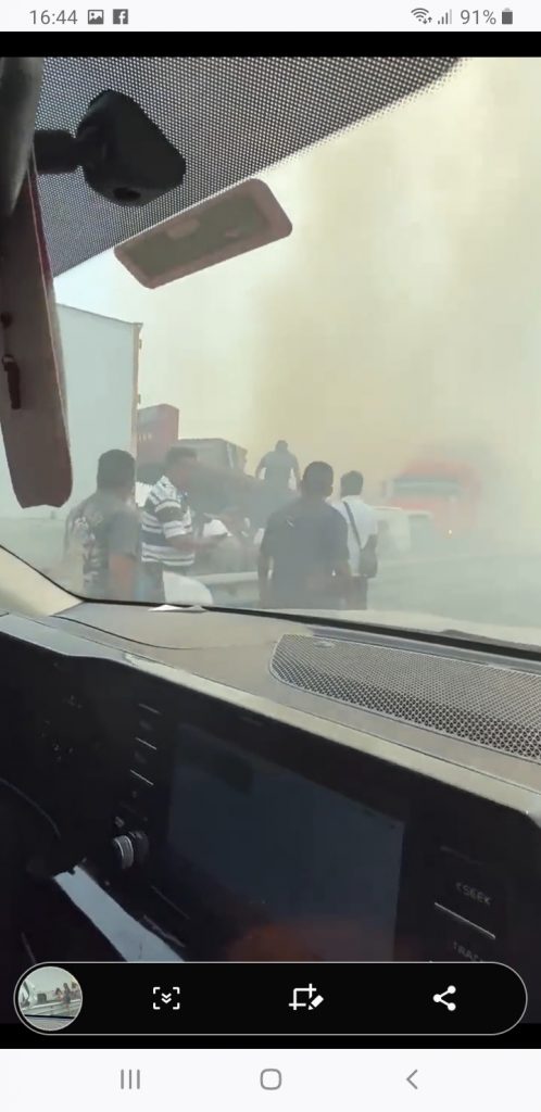 Video desde Puebla: Reportan fuerte accidente en la Puebla Orizaba