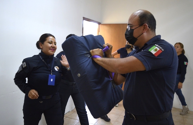 SSC Cholula capacita a personal de la SSP para implementar el taller “Mujer segura”
