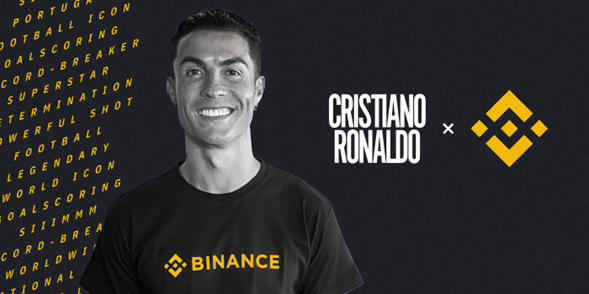 Binance se asocia de forma exclusiva con Cristiano Ronaldo