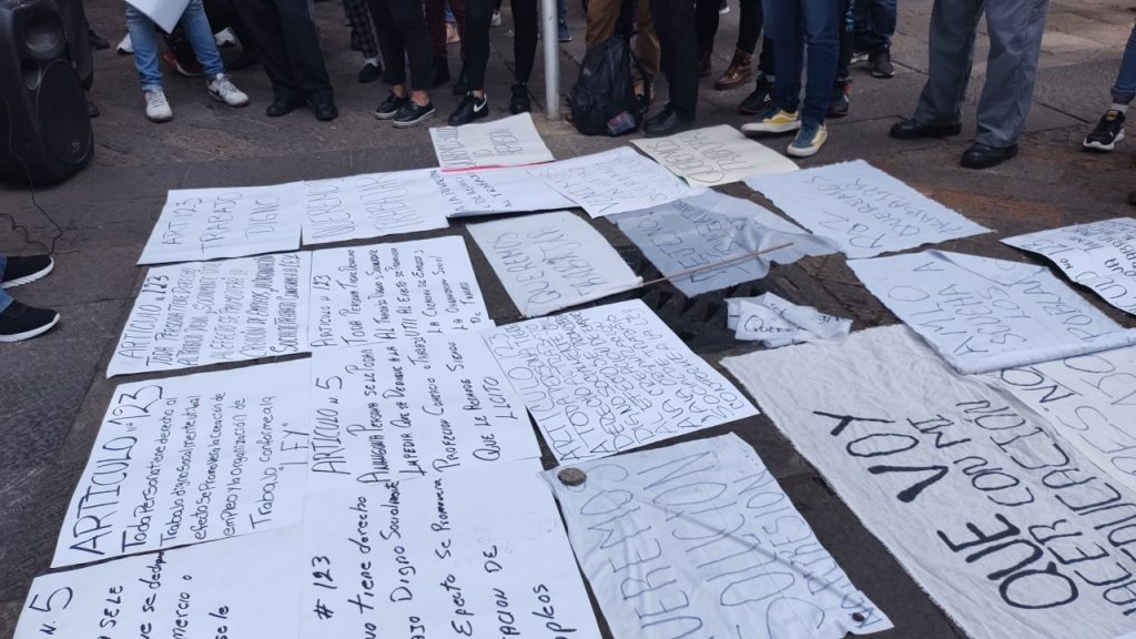 Video desde Puebla: Ambulantes advierten con tomar de nuevo el Centro Histórico