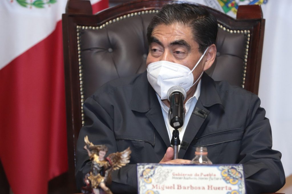 Video desde Puebla: Miguel Barbosa negó que la capital sea una de las ciudades más inseguras del país