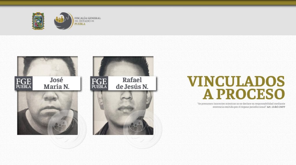 Vinculados a proceso por el secuestro de dos hombres en Tehuacán