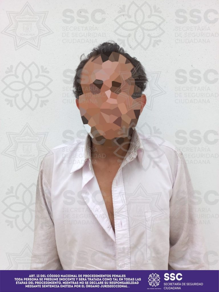 Detiene SSC en Chiautempan a presunto responsable de robo