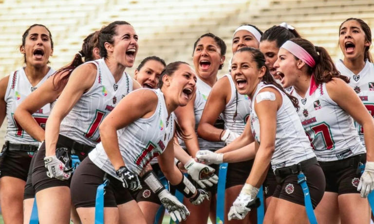 Selección Mexicana Femenil de flag football gana el oro en los World Games tras apalear a EUA