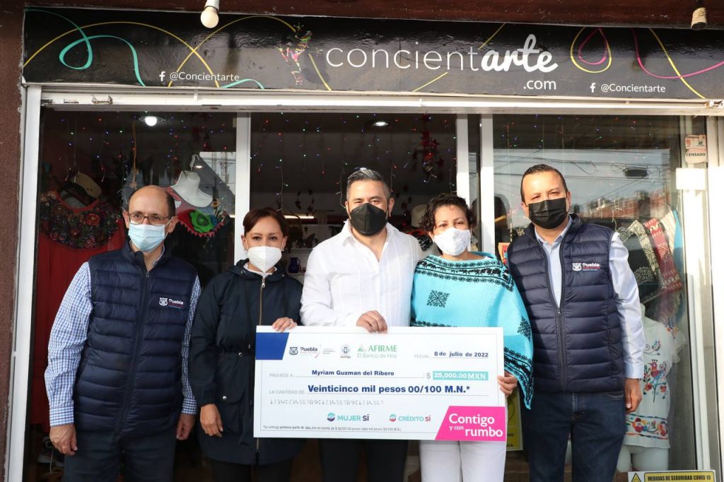 Ayuntamiento de Puebla ha respaldado a 200 pequeños y medianos empresarios