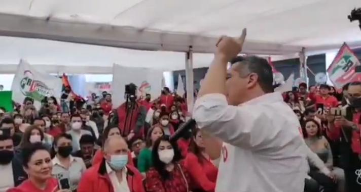 Video desde Puebla: Alito Moreno reitera acusaciones contra el gobierno federal
