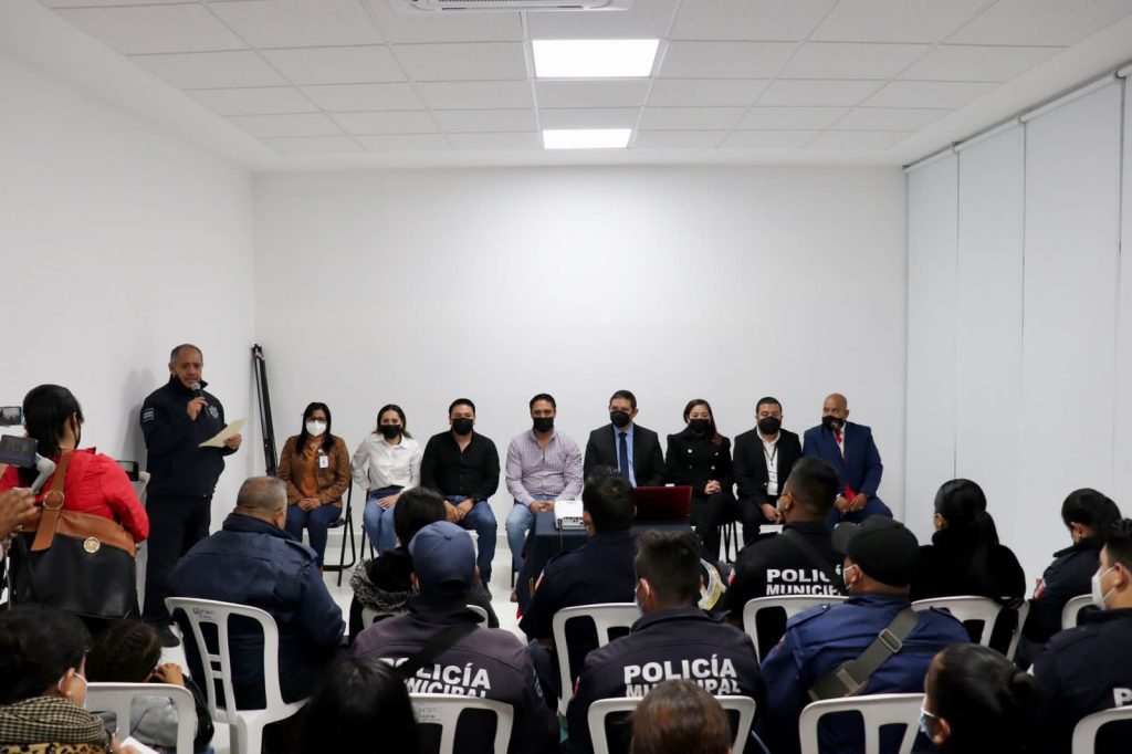 Elementos de Seguridad Pública de Chignahuapan reciben capacitación.
