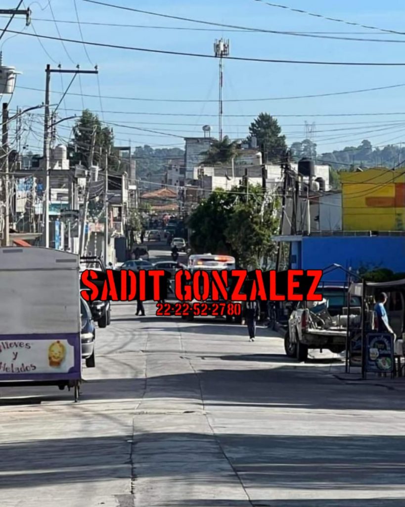 Sujetos en moto balean a un hombre en Tlalancaleca