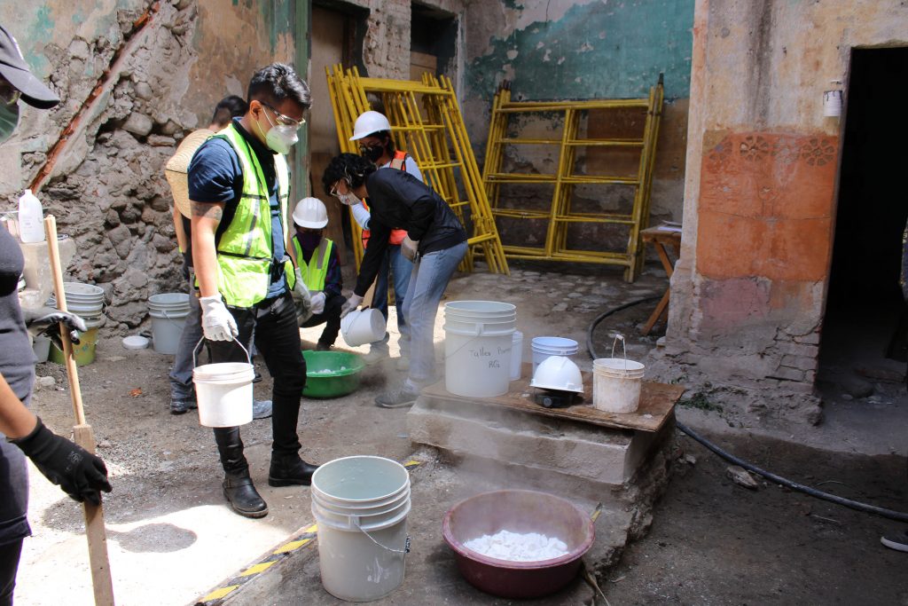 Participa Cultura en rehabilitación de fachada de la “Casa Taller del Alfarero”