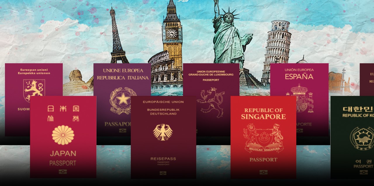Los pasaportes más poderosos del mundo tienen la menor libertad de viaje