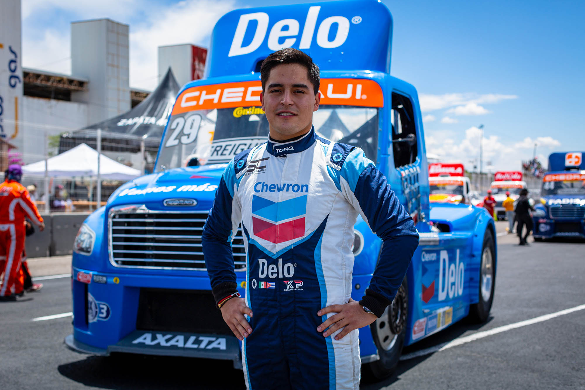 Top-5 en Querétaro para Jorge de la Parra y el Chevron DELO Racing Team, en los Tractocamiones