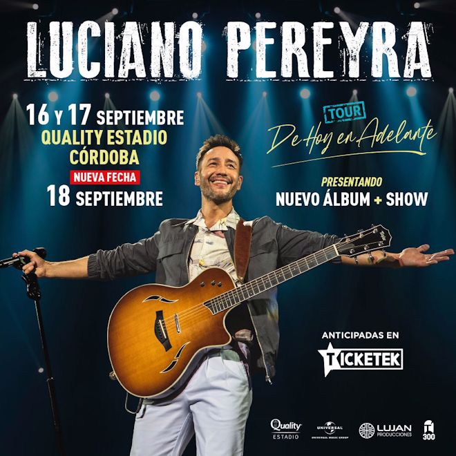 “De Hoy En Adelante Tour” ha sido éxito total en varios países del cantante argentino Luciano Pereyra