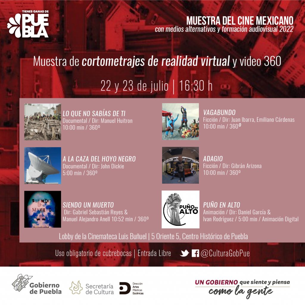 Puebla, sede del Festival Internacional de Cine con Medios Alternativos