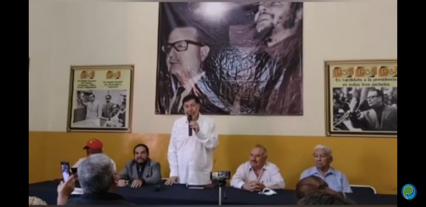 Video desde Puebla: El “Roñas’, Gerardo Fernández Noroña, pidió aprobar la reforma electoral morenista