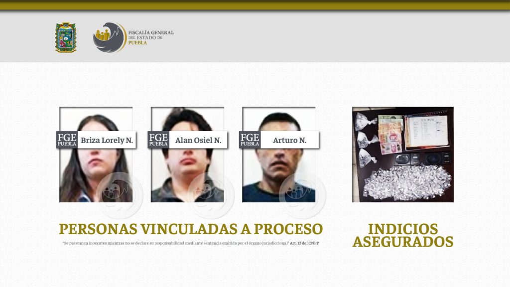 En Teziutlán FGE Puebla aseguró 478 dosis de droga y detuvo a 3 personas