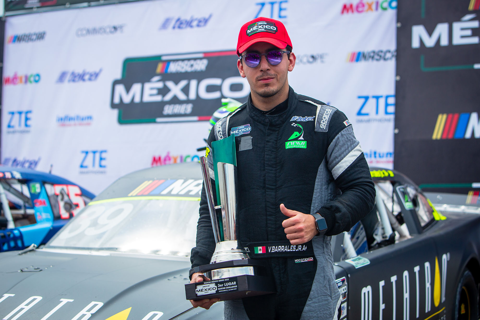 Víctor Barrales Jr., a Puebla en busca de un nuevo podio de NASCAR Challenge
