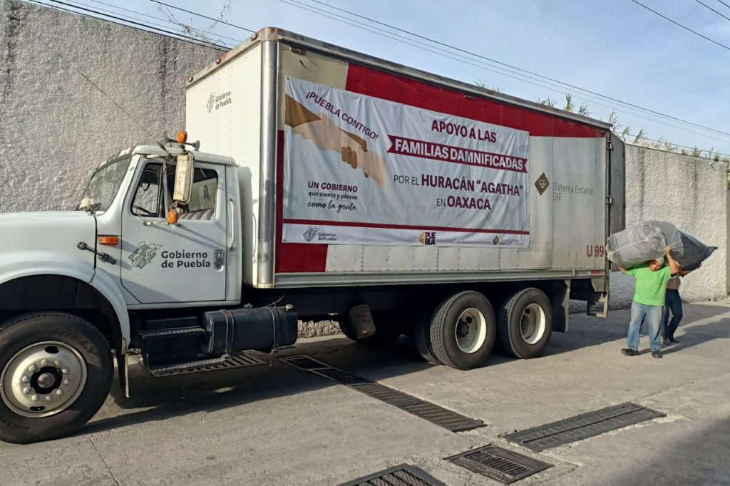 Apoya SEDIF a damnificados de Oaxaca por huracán “Agatha”