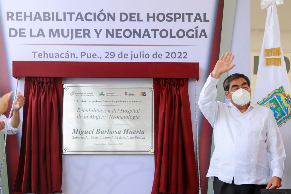 Gobierno de Puebla cuida la salud como un derecho humano, reiteró Miguel Barbosa