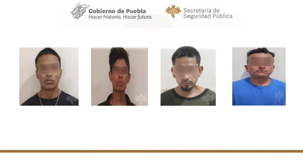 Detiene SSP a cuatro presuntos extorsionadores del transporte público