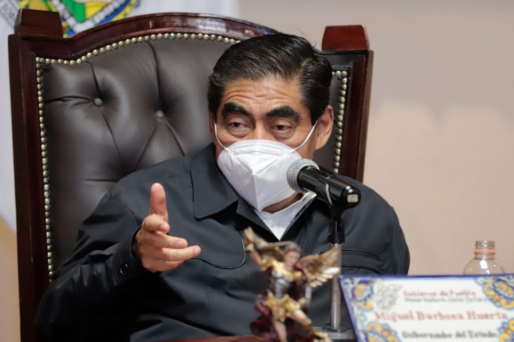 Video desde Puebla: Gobernador Barbosa advirtió que nunca pone la otra mejilla con quienes le atacan