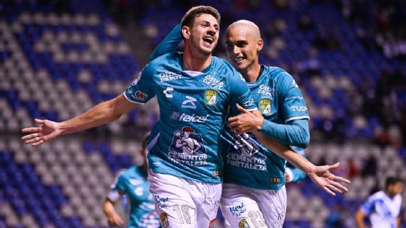 León rescata el empate ante Puebla, gracias al gen goleador de Lucas Di Yorio