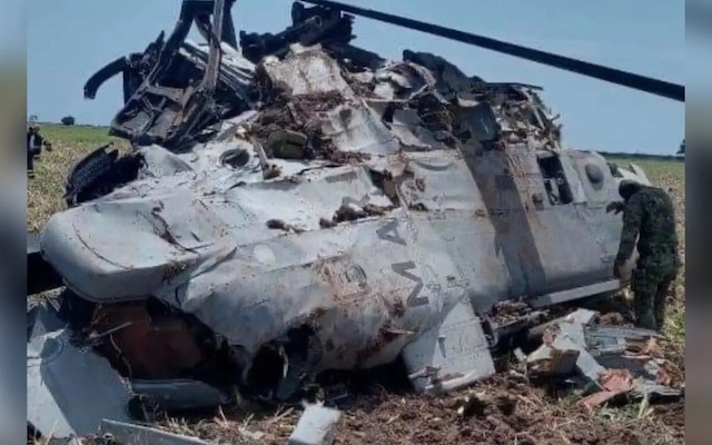 Marinos muertos en desplome de helicóptero respaldaron operativo de captura de Caro Quintero: AMLO