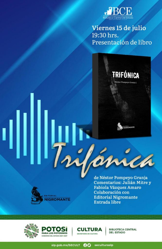 Presentarán “Trifónica” en la Biblioteca Central del Estado