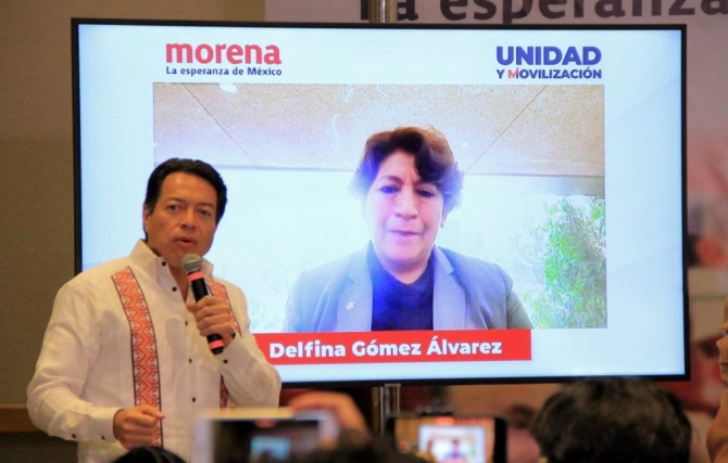 Designan a Delfina Gómez Coordinadora de Comités de Morena en EdoMéx