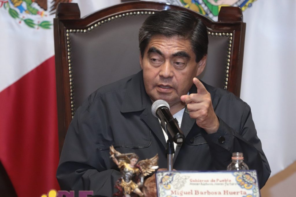 Video desde Puebla: Gobernador Barbosa pidió a diputados federales apoyar la política económica de AMLO