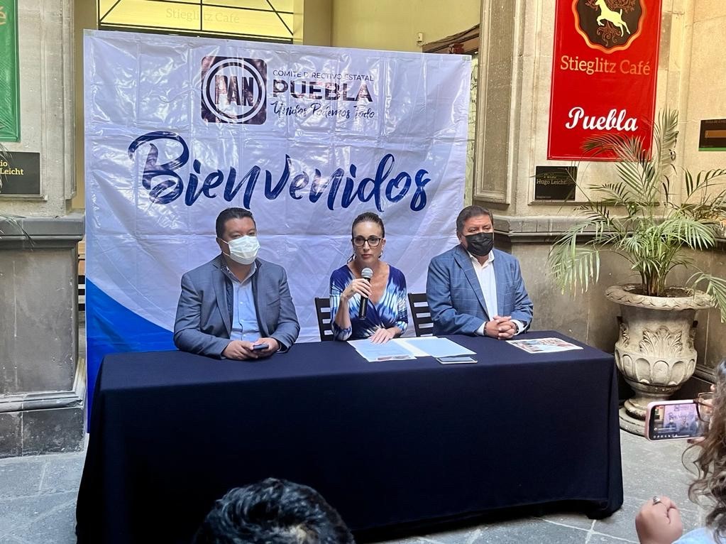 Video desde Puebla: PAN estatal seguirá con denuncias contra Claudia Sheinbaum por campaña anticipada