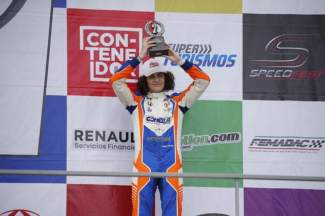 Arturo Flores, cerró su participación en la F4 NACAM con un podio más en el Autódromo Hermanos Rodríguez