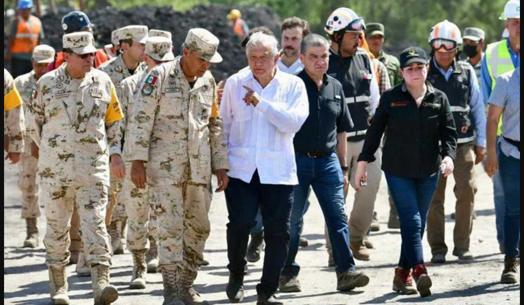 Tras visita de AMLO, FGR informa que investiga concesión y revisa inspecciones de mina de Coahuila