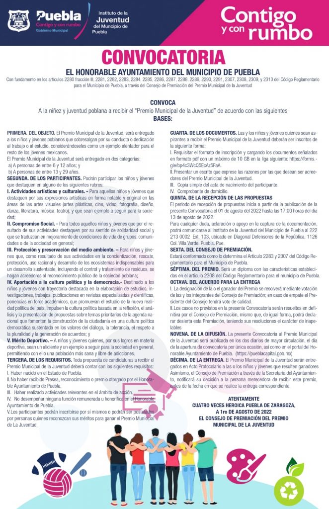 Ayuntamiento reconocerá a niñez y juventud destacadas