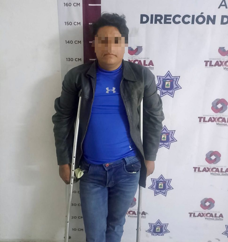 Detiene policía capitalina a hombre por robo de cableado