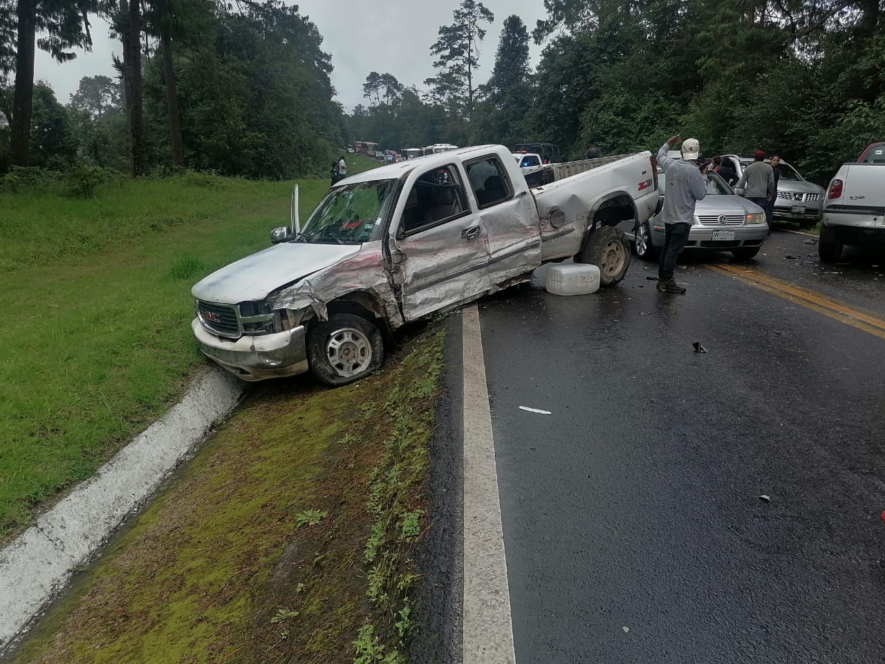 Carambola deja varios heridos en Huauchinango