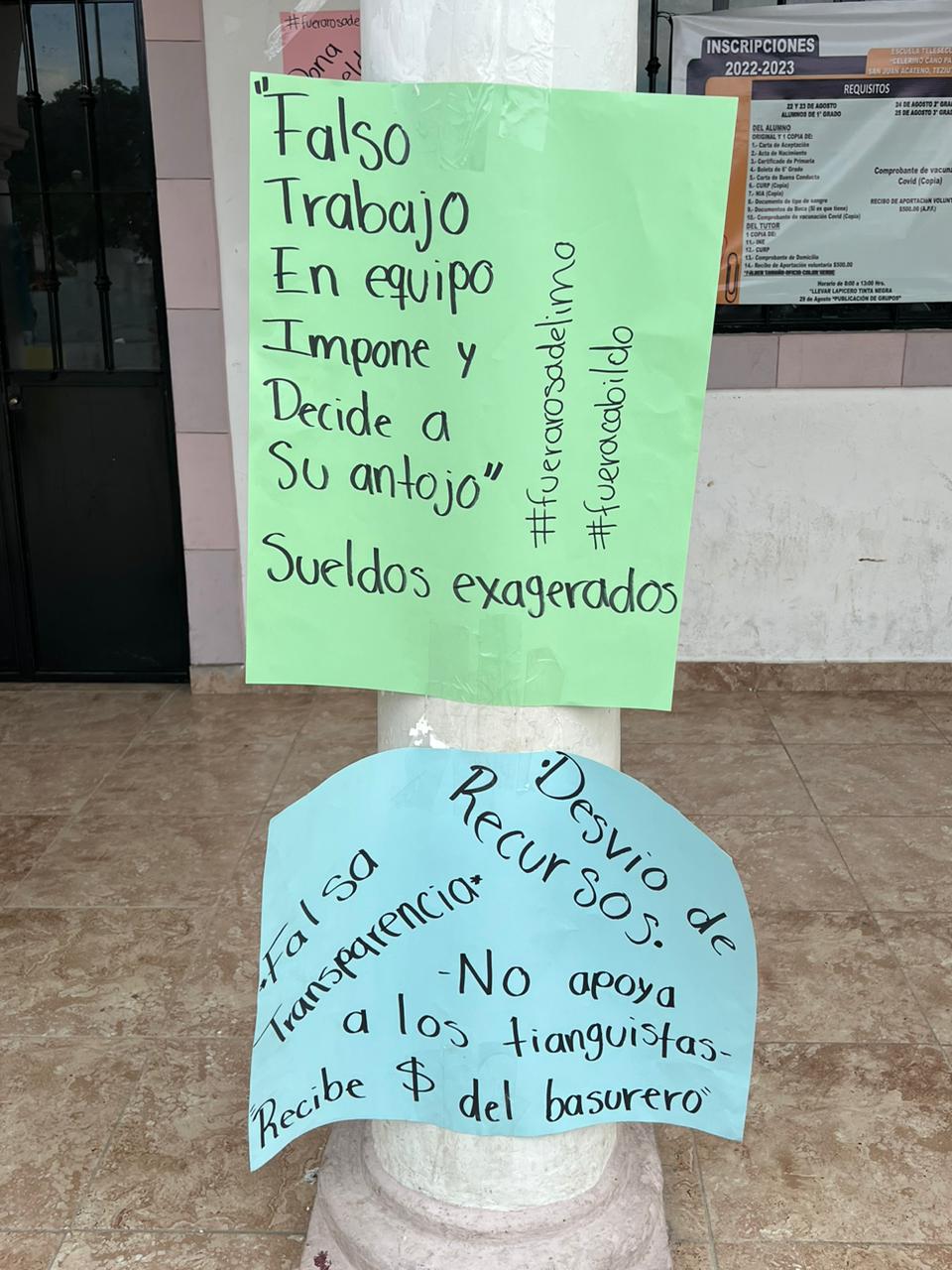 Habitantes de San Juan Acateno exigen destitución de Rosa de Lima como presidenta de la junta auxiliar