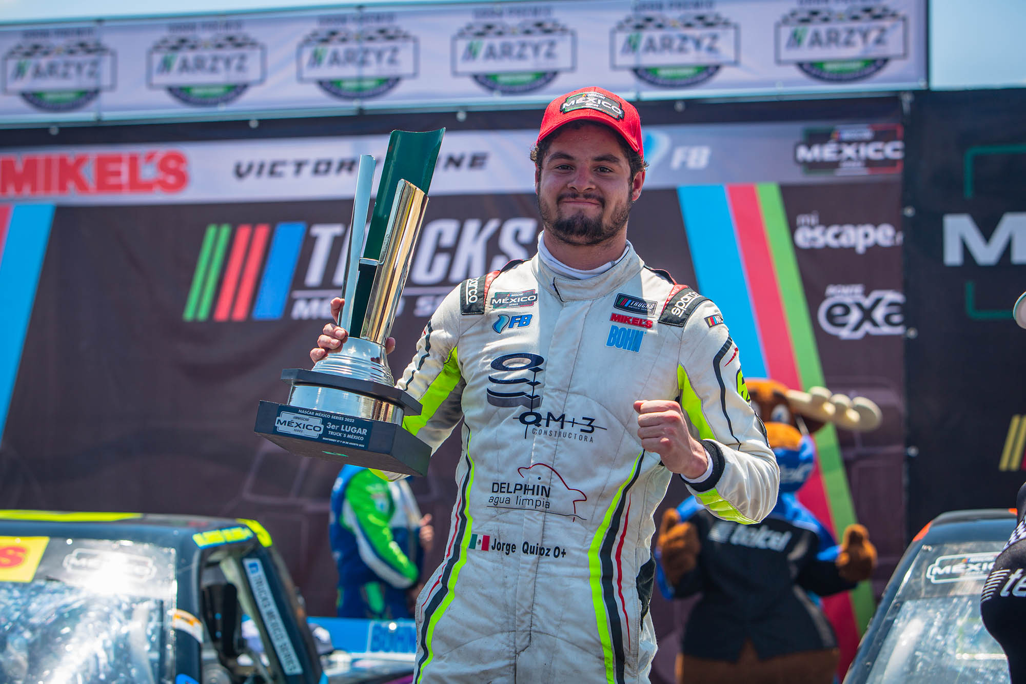 Jorge Quiroz subió al podio de Trucks México Series en Monterrey
