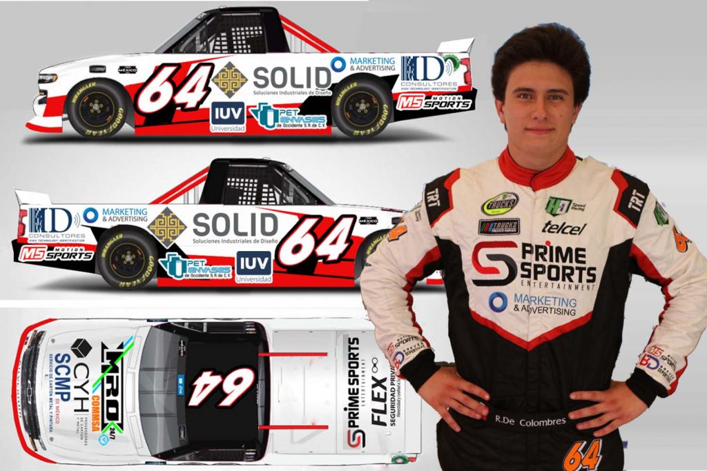 Motivado va Rodrigo de Colombres por bandera a cuadros a San Luis Potosí