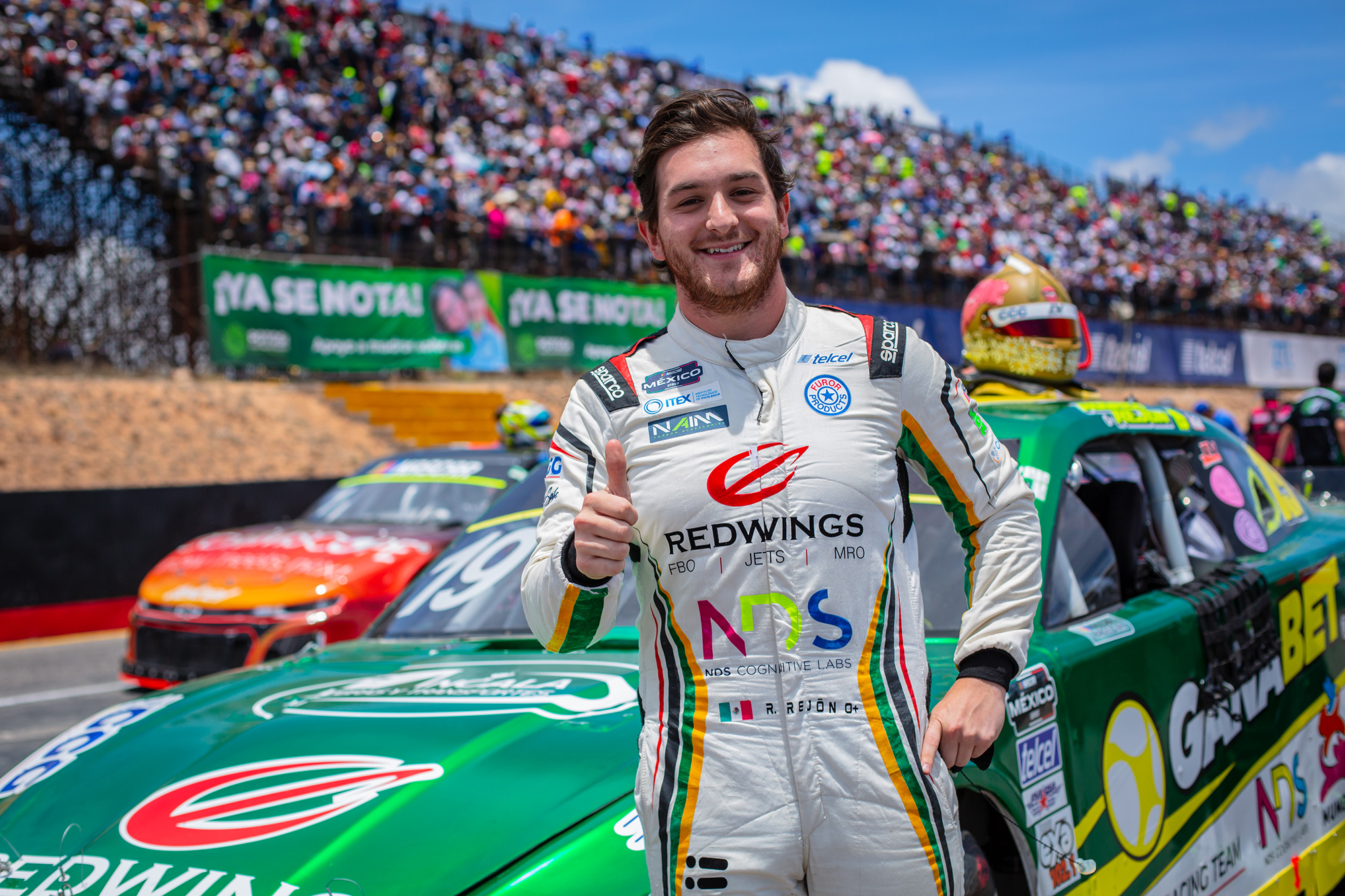 Rodrigo Rejón, por el triunfo de NASCAR Challenge en Nuevo León para el GGG Racing Team