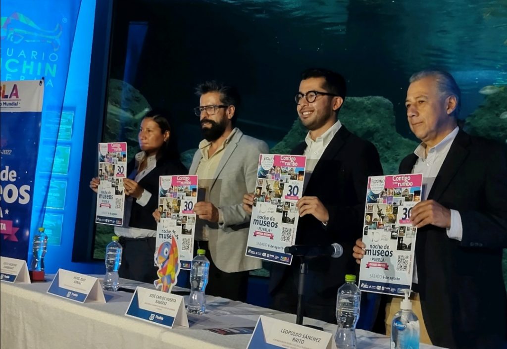 Video desde Puebla: Noche de Museos este sábado y participa Acuario Michin