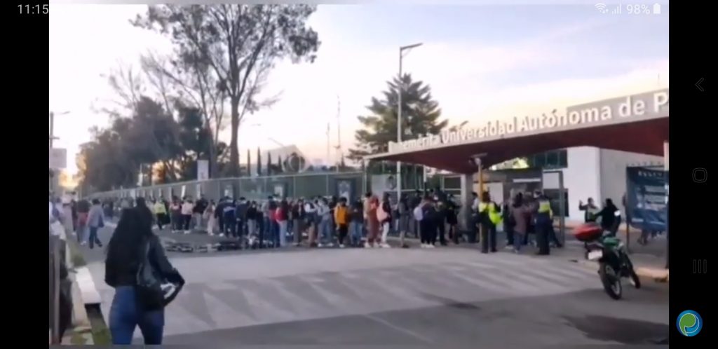 Video desde Puebla: Regresan las clases presenciales en la BUAP