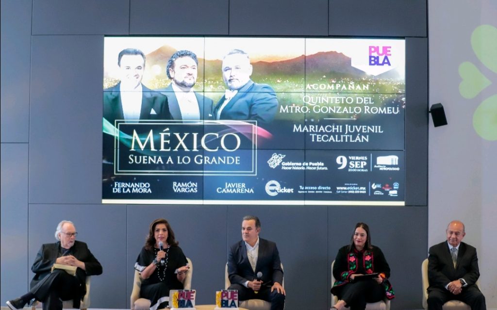 Presenta Gobierno Estatal “México Suena a lo Grande”, espectáculo de tenores de talla internacional 