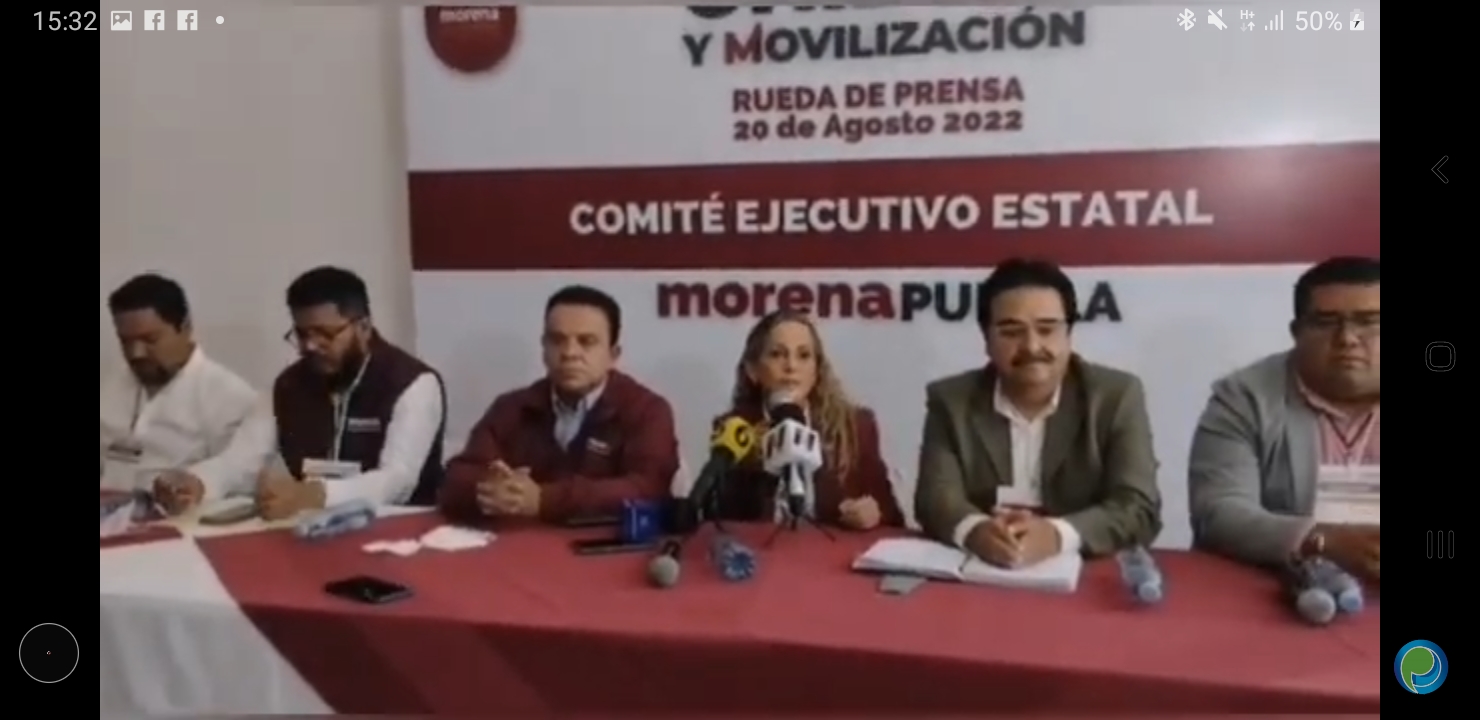 Video desde Puebla: Olga Romero es la nueva dirigente estatal de Morena