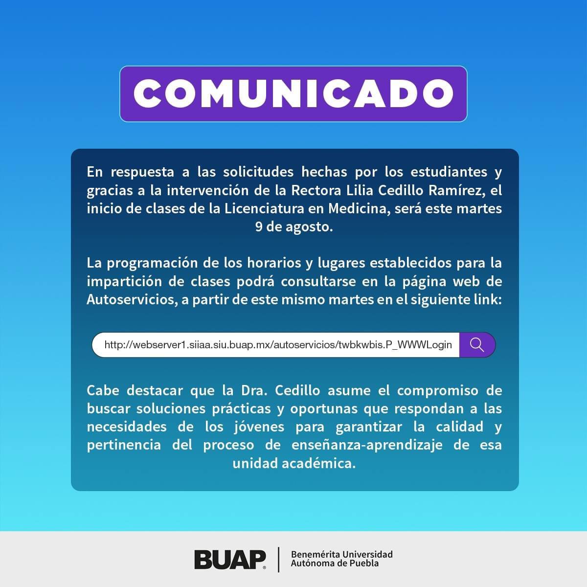 Video desde Puebla: BUAP confirma que este martes comienzan clases presenciales en Facultad de Medicina