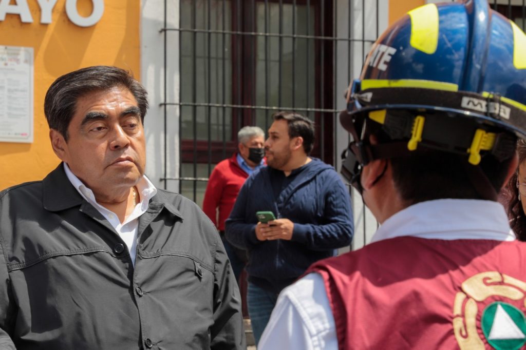 Puebla participa en el simulacro de sismo 2022; gobernador Barbosa encabeza la práctica