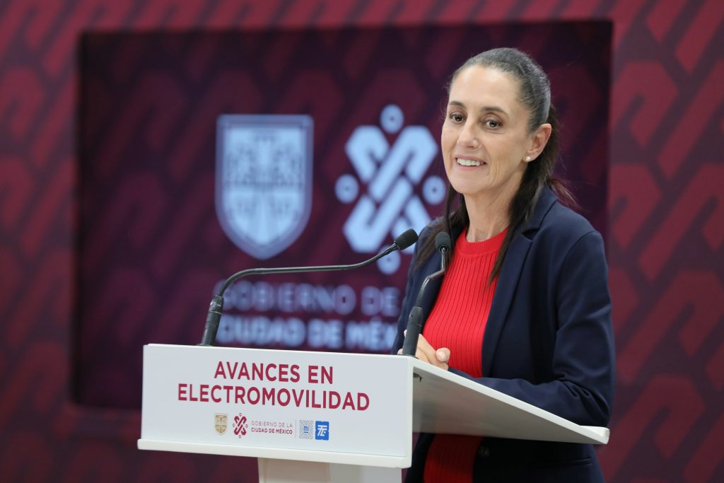 Somos la ciudad que más invierte en electromovilidad: Claudia Sheinbaum