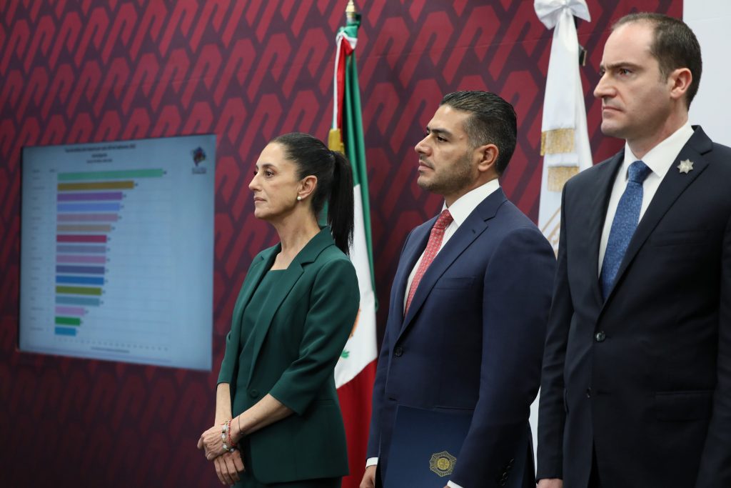 Fortalece Claudia Sheinbaum estrategia de seguridad con el EDOMEX