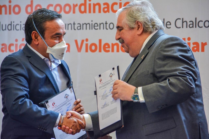García y Sodi, contra la violencia de género en Valle de Chalco