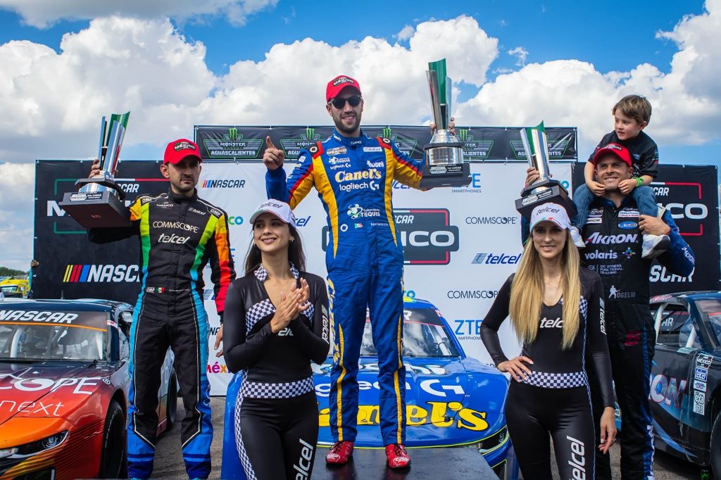 Ruben Garcia Jr. De Canel´S, gana el Gran Premio Monster Energy de Nascar México en Aguascalientes