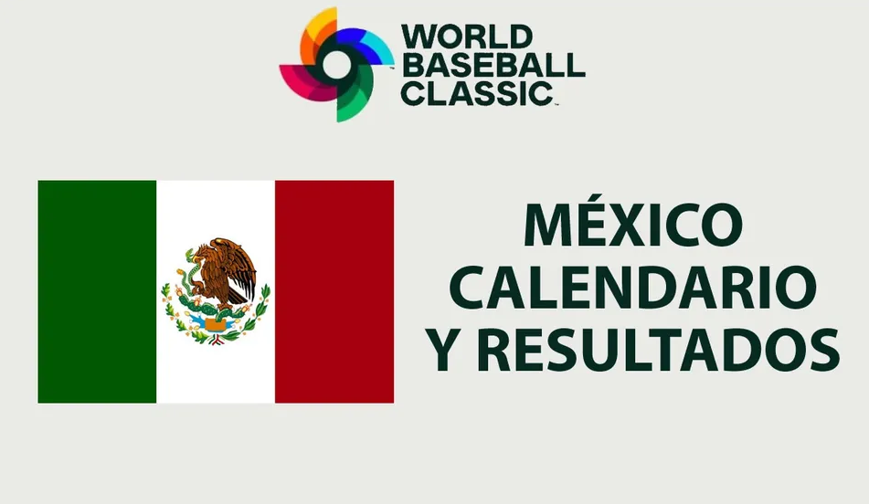 ¿Cuándo juega México en el Clásico Mundial de Béisbol 2023?